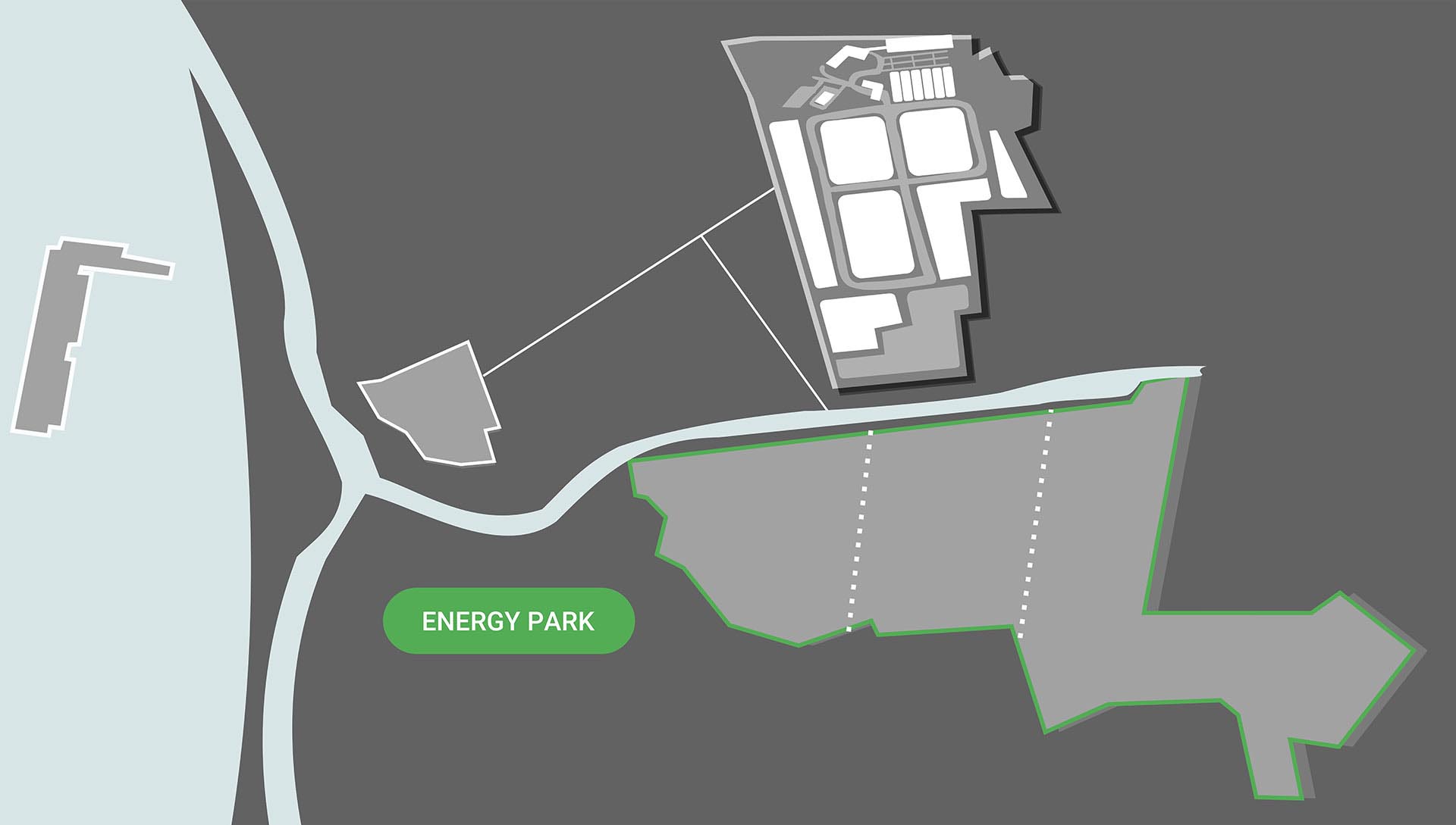 PARKACTIVE, map, Colombia, eco industrial park, industry park, energy park, forestry, farming, biogas, power